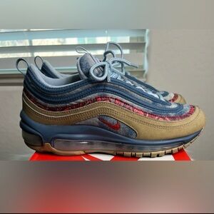 Nike Kids Sneakers Blue and Tan
